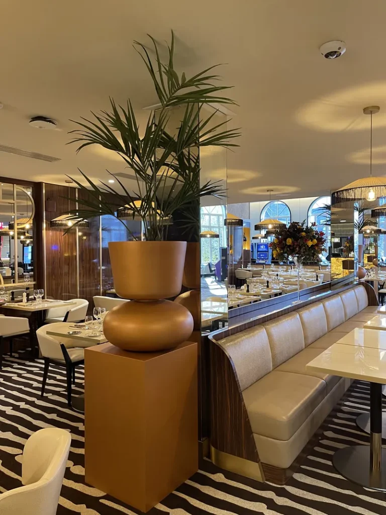 Salle du restaurant du Casino Partouche Divonne Les Bains