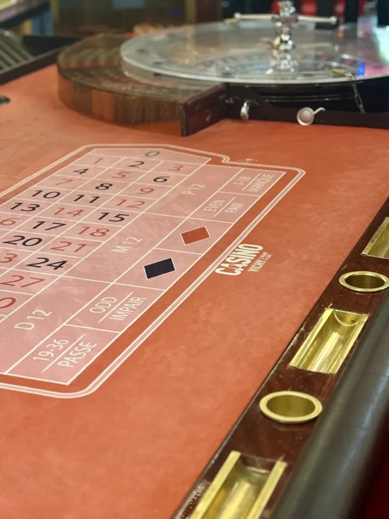 Table de roulette du Casino Partouche Vichy Grand Café