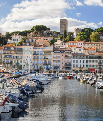Vue du Vieux-Port de Cannes