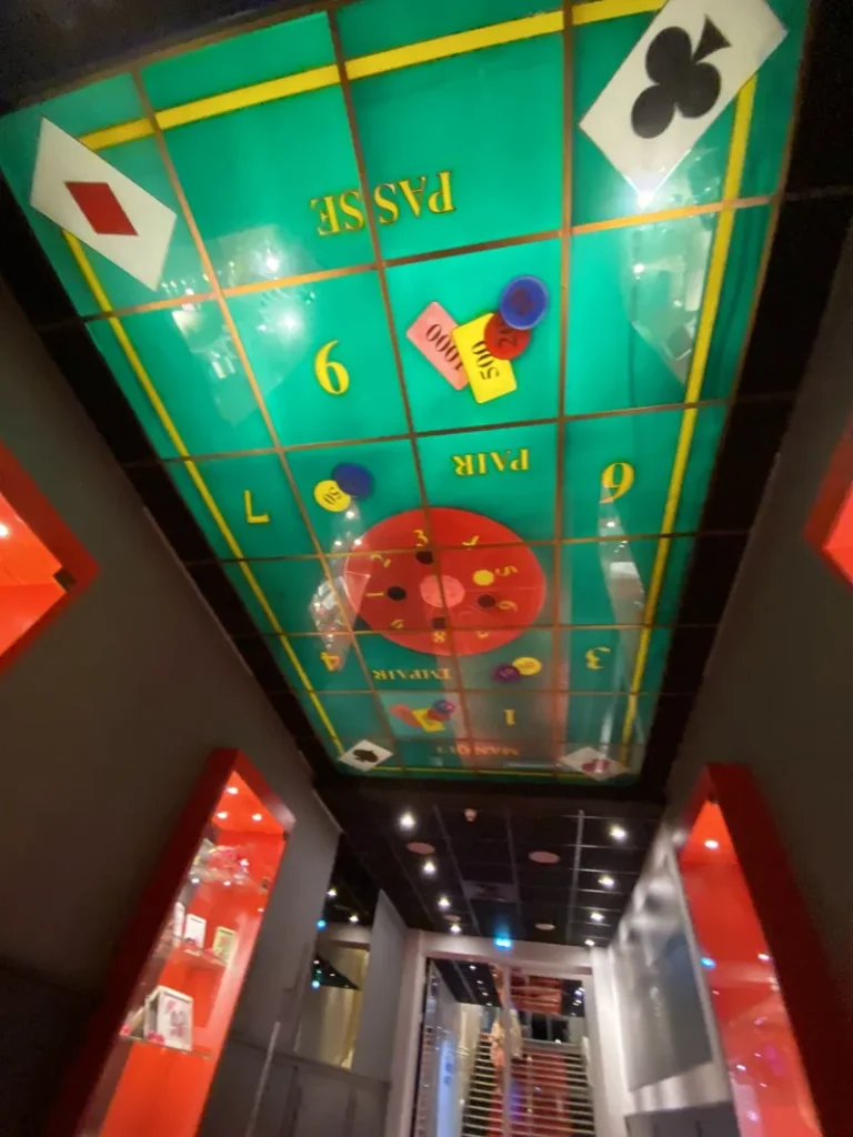 Electronic table at Casino Barrière Bénodet