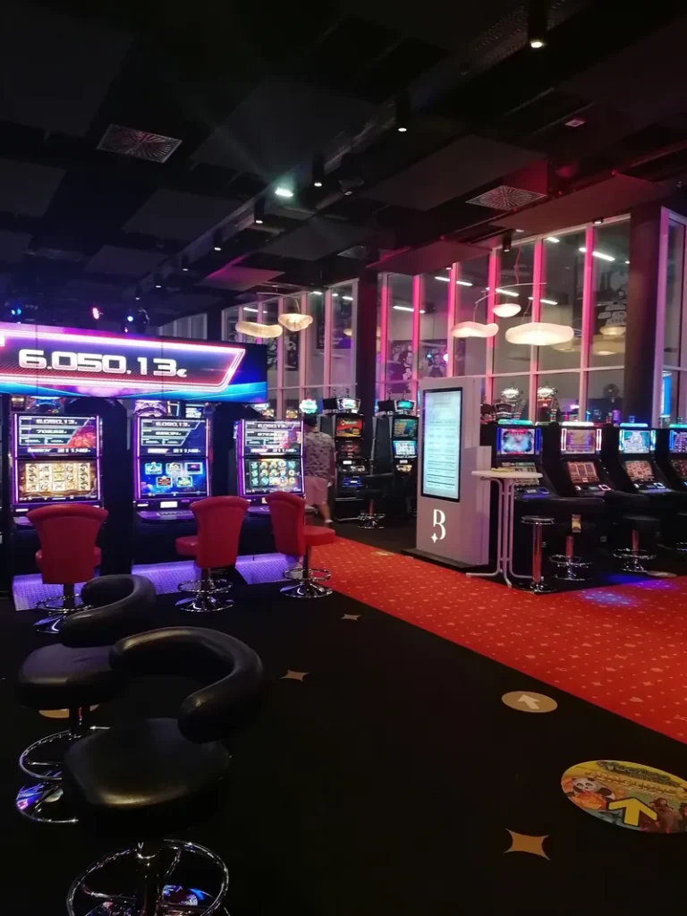 Slot machine hall at Casino Barrière Cap d’Agde