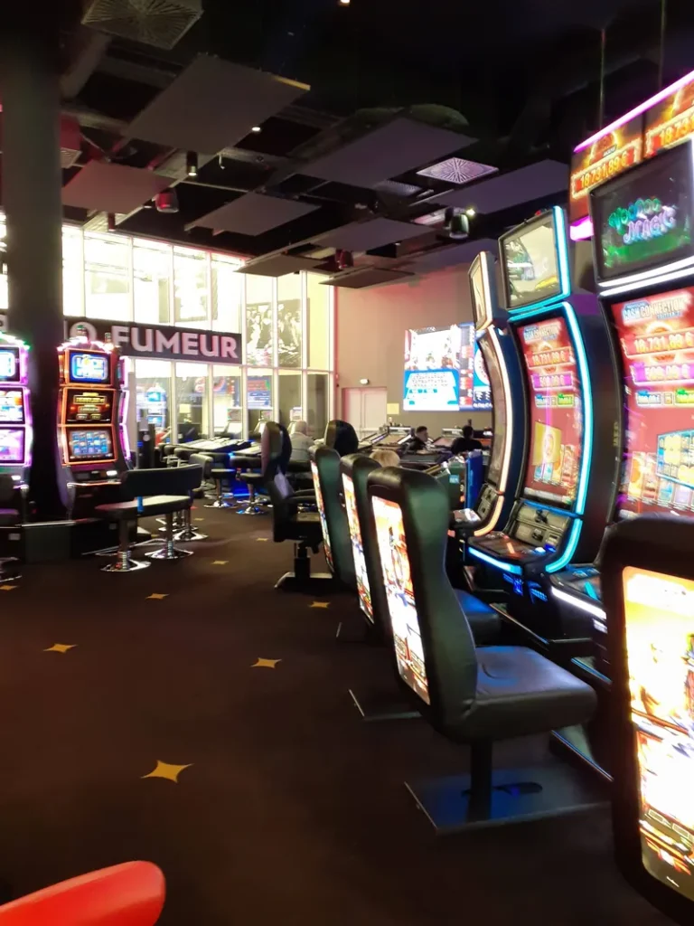 Slot machine row at Casino Barrière Cap d’Agde
