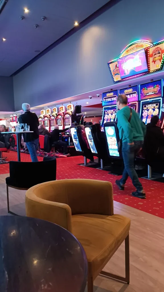 Slot machine lounge at Casino Barrière Royan