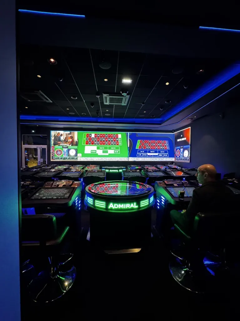 Dark gaming terminals at Casino Barrière Sainte-Maxime