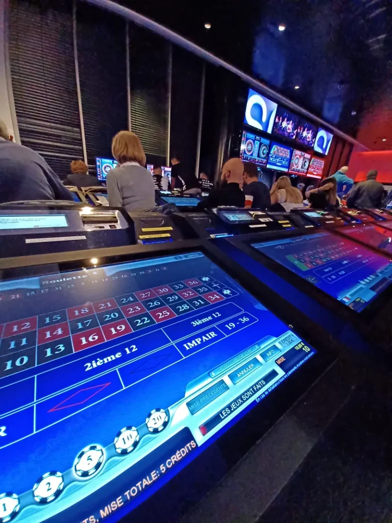 Electronic table at Casino Barrière Toulouse
