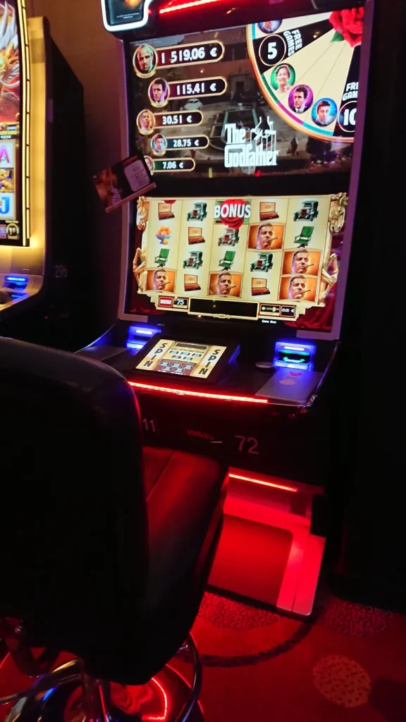 Single gaming machine at Casino d'Yport