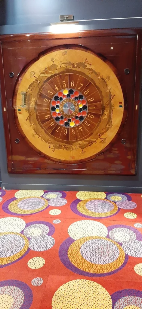 Ornate clock at Casino de Néris-les-Bains