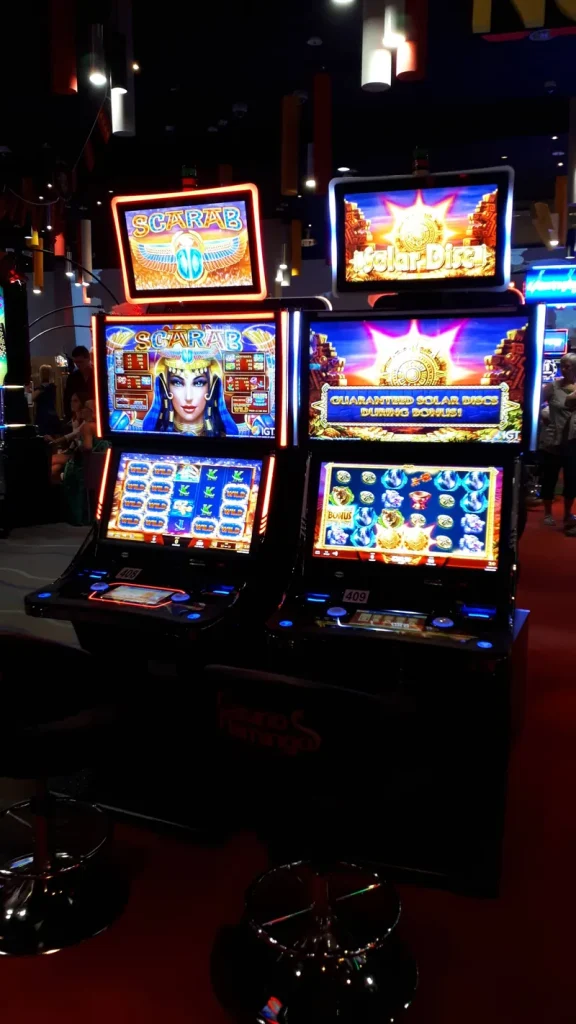 Dark gaming machines at Casino Flamingo