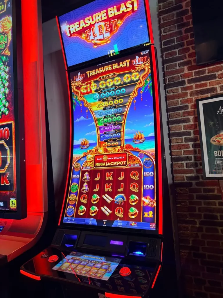 Treasure-themed slot machine at Casino JOA d'Argelès