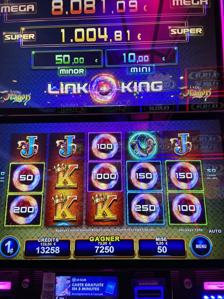 Link-themed gaming machine at Casino JOA de Saint-Pair