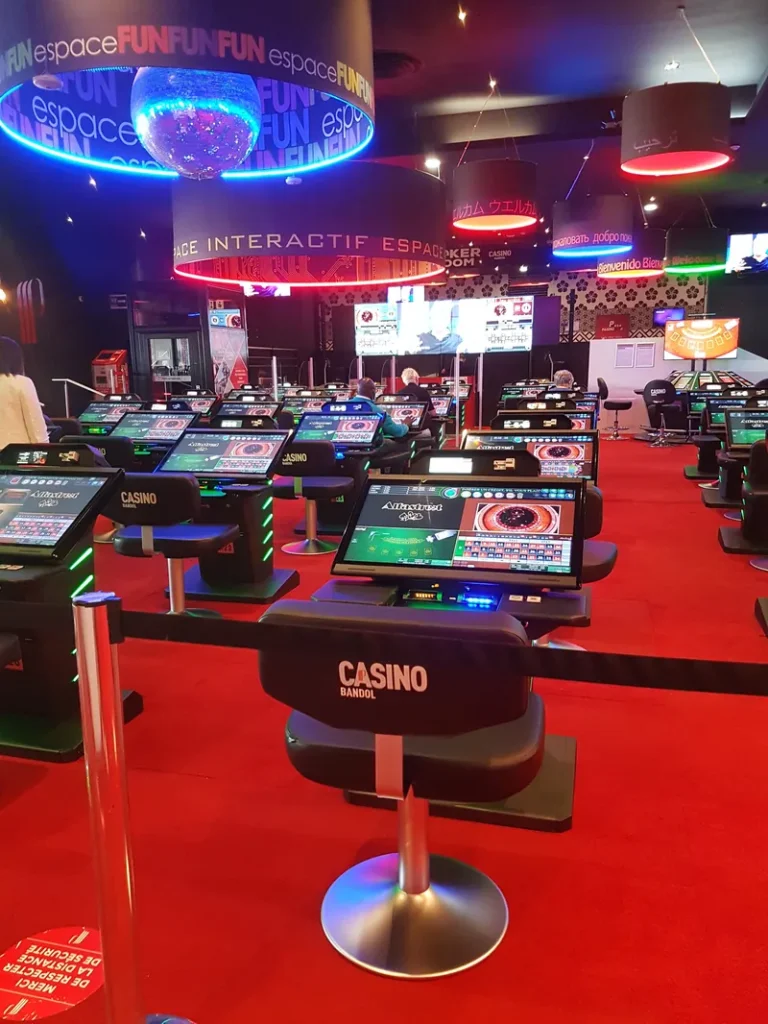 Salle de roulette électronique du Casino Partouche Bandol