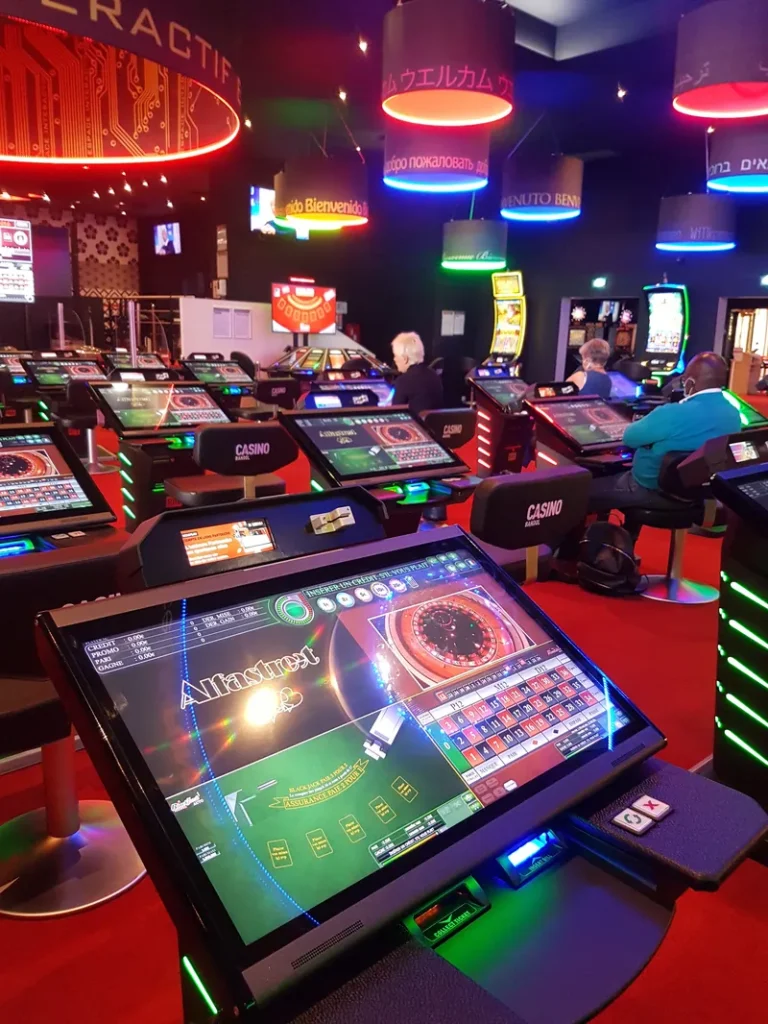 Terminaux de jeu du Casino Partouche Bandol