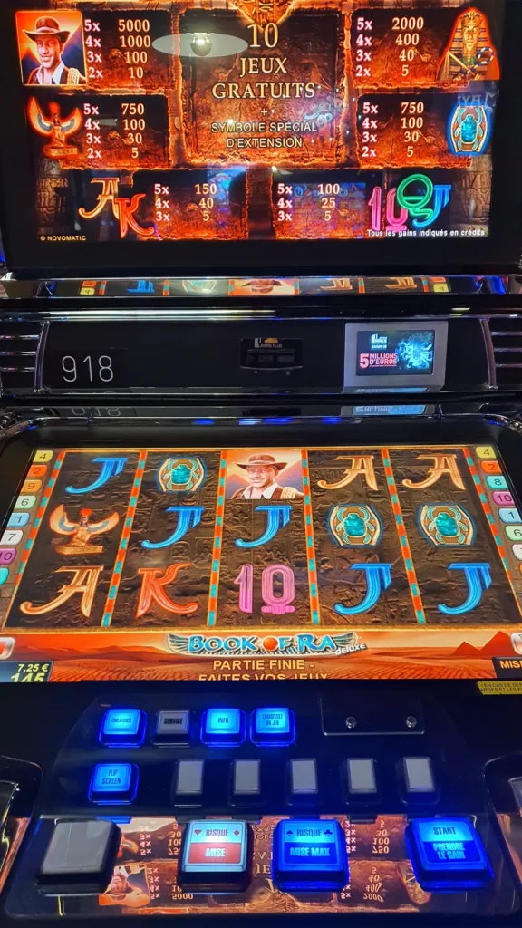 Machine à sous du Casino Partouche Juan-Les-Pins