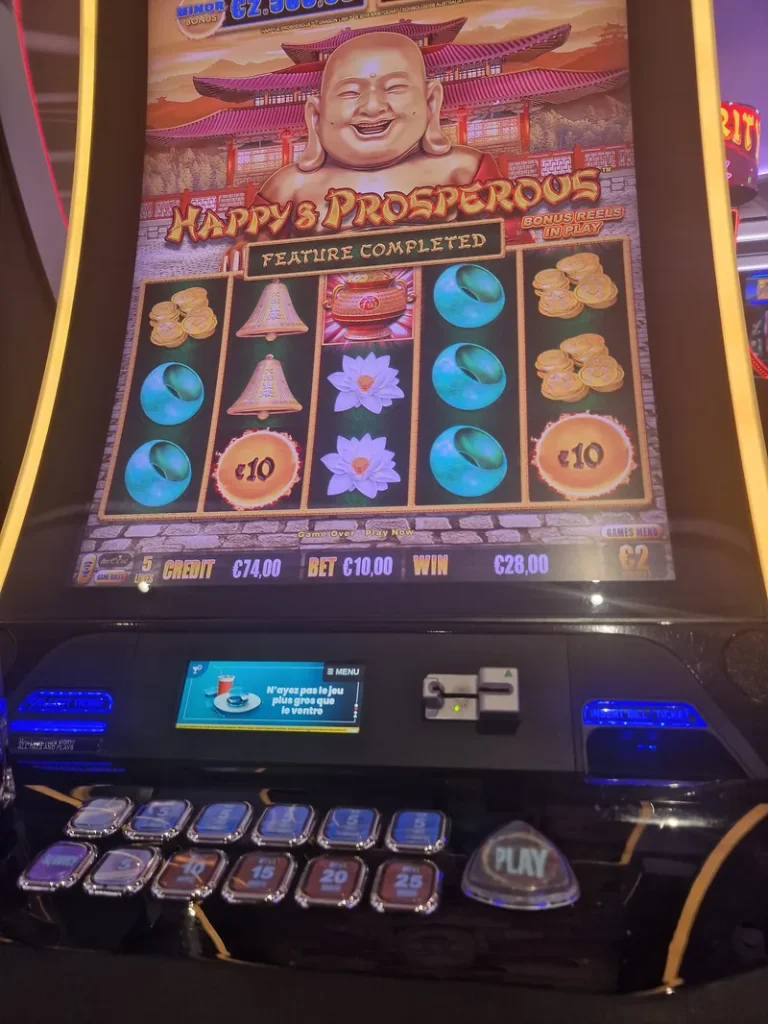 Machine à sous du Casino Partouche Nice Palais Méditerranée