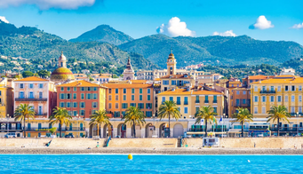 Vue du front de mer de Nice