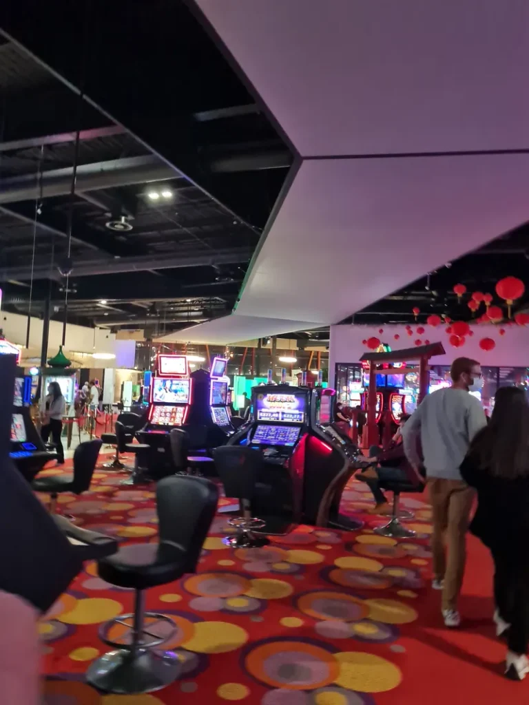 Patterned floor at Seven Casino