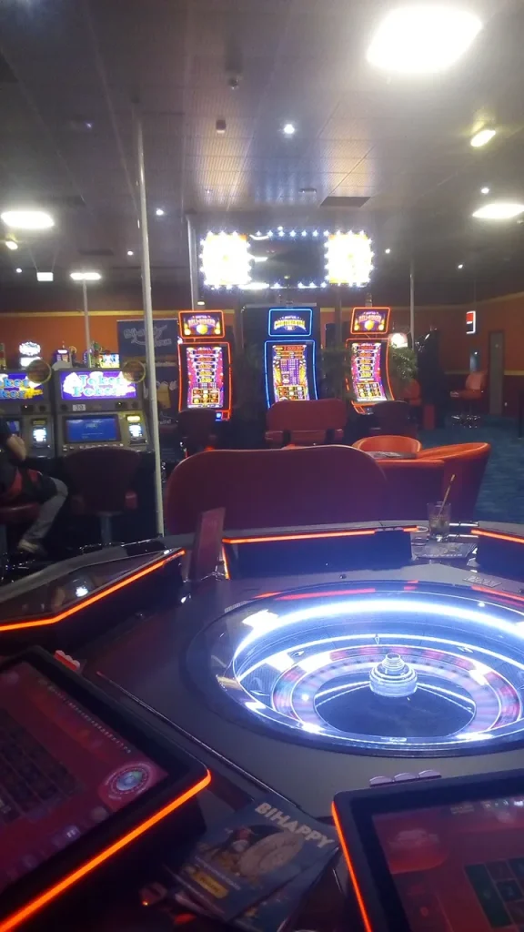 Electronic roulette terminal at Casino de Bussang