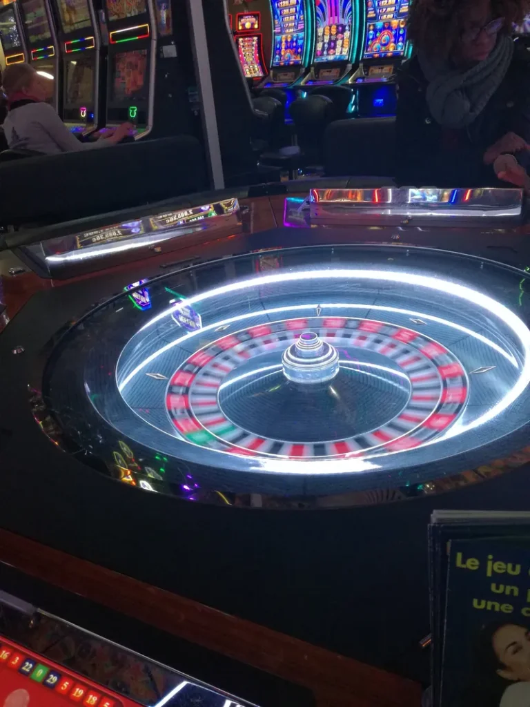 Electronic roulette terminal at Casino de Fréjus
