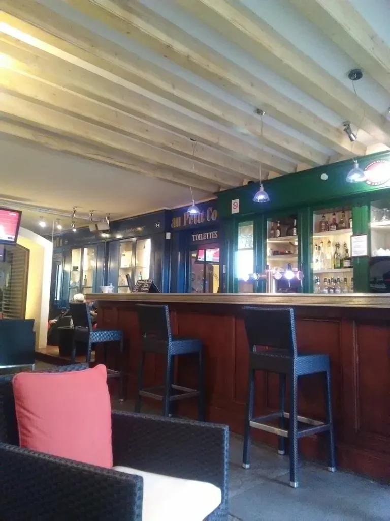 Bar lounge and seating inside Circus Casino Allevard